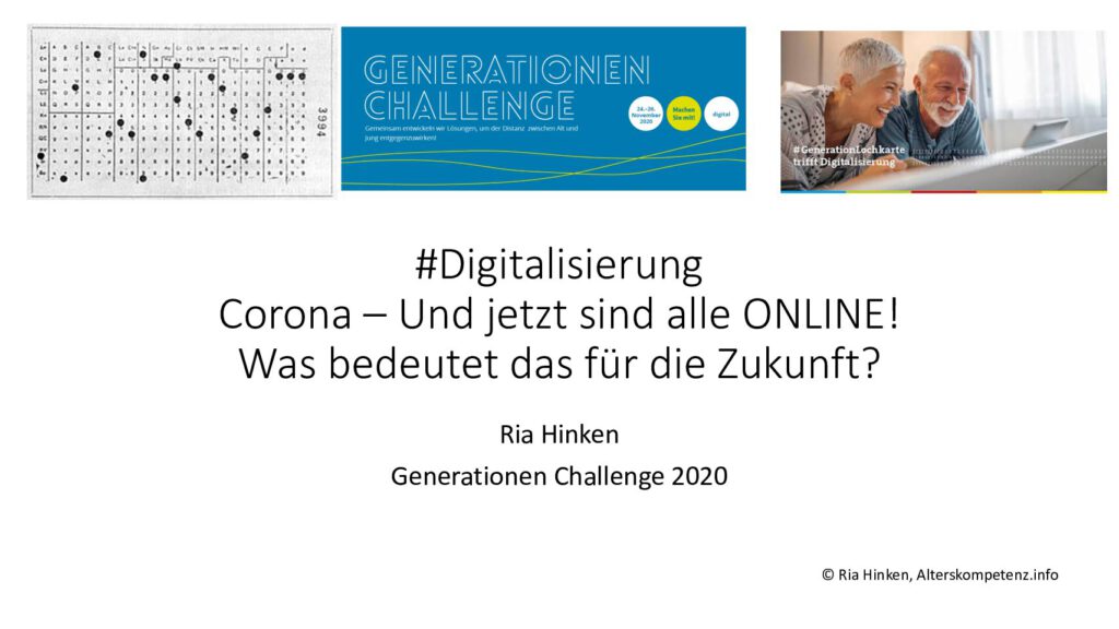 Vortrag Generationen Challenge 25.11.2020 - Ria Hinken