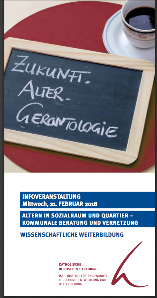 Flyer Infoveranstaltung katholische Hochschule Freiburg